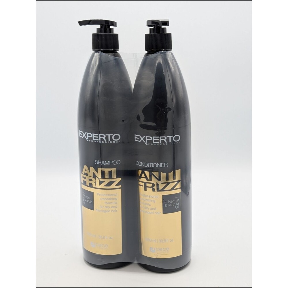 Experto Anti Frizz Shampoo & Conditioner Duo Keratin And Marula Oil